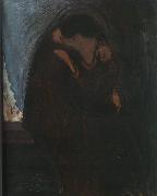 Edvard Munch The Kiss oil painting